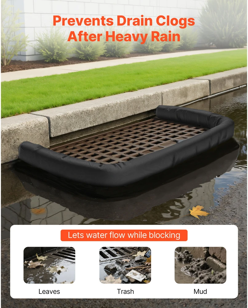 VEVOR Nuosėdų filtras 4vnt 13 cm x 3 m