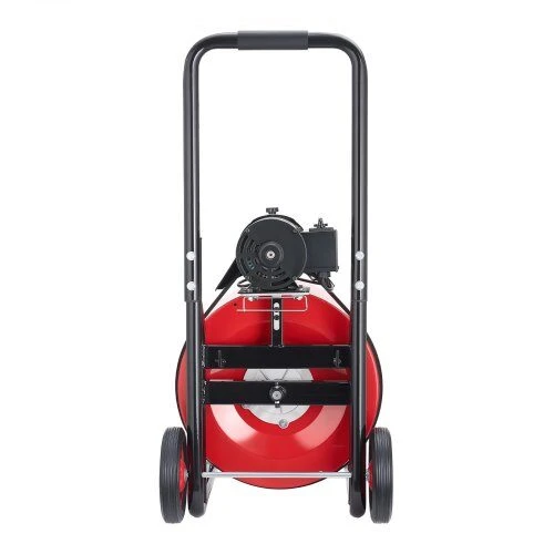 VEVOR Kanalizacijos vamzdžių valymo mašina 30m x 19mm, automatinis tiektuvas, su ratais