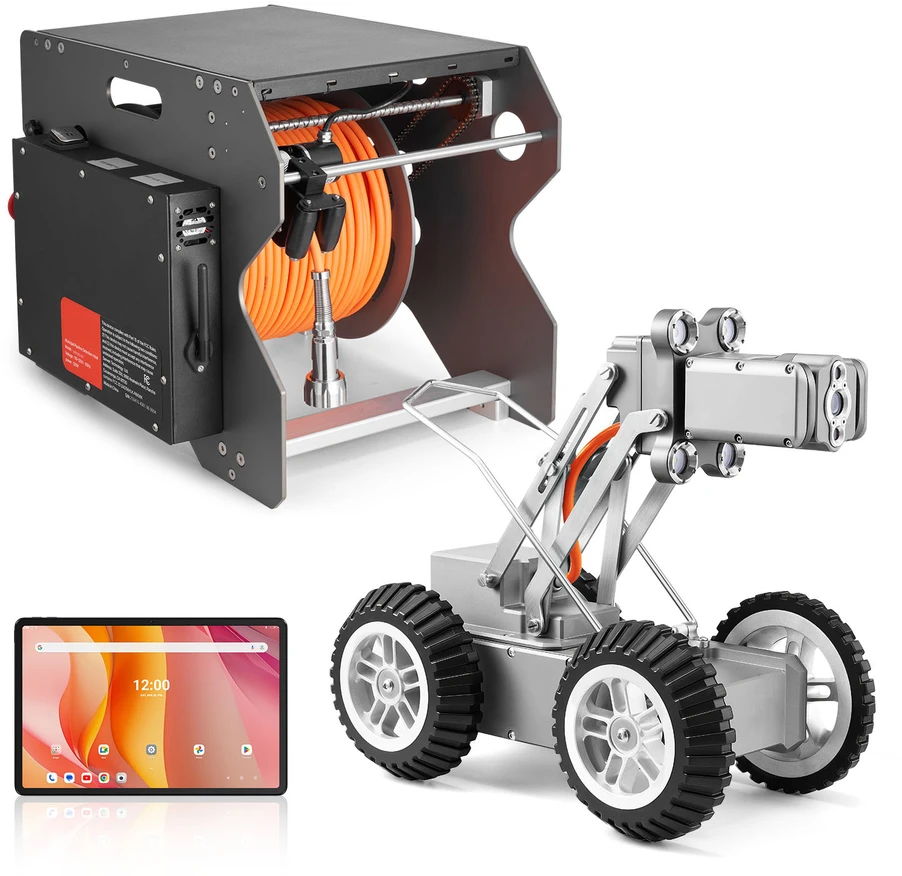 VEVOR Nuotekų vamzdžių tikrinimo robotas 60 m kamera