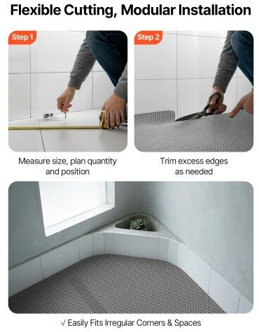 VEVOR vandeniui atspari PVC grindų danga 90x500 cm