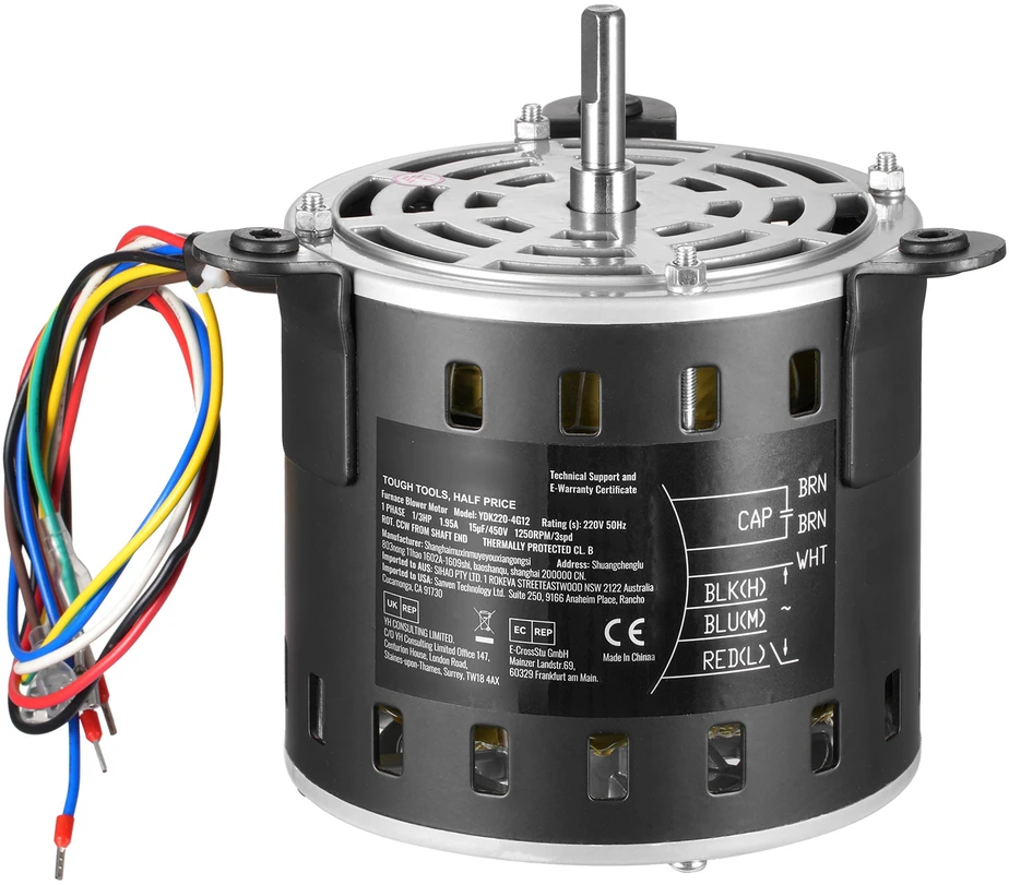 VEVOR 220V 1/3 AGP krosnies pūstuvo variklis