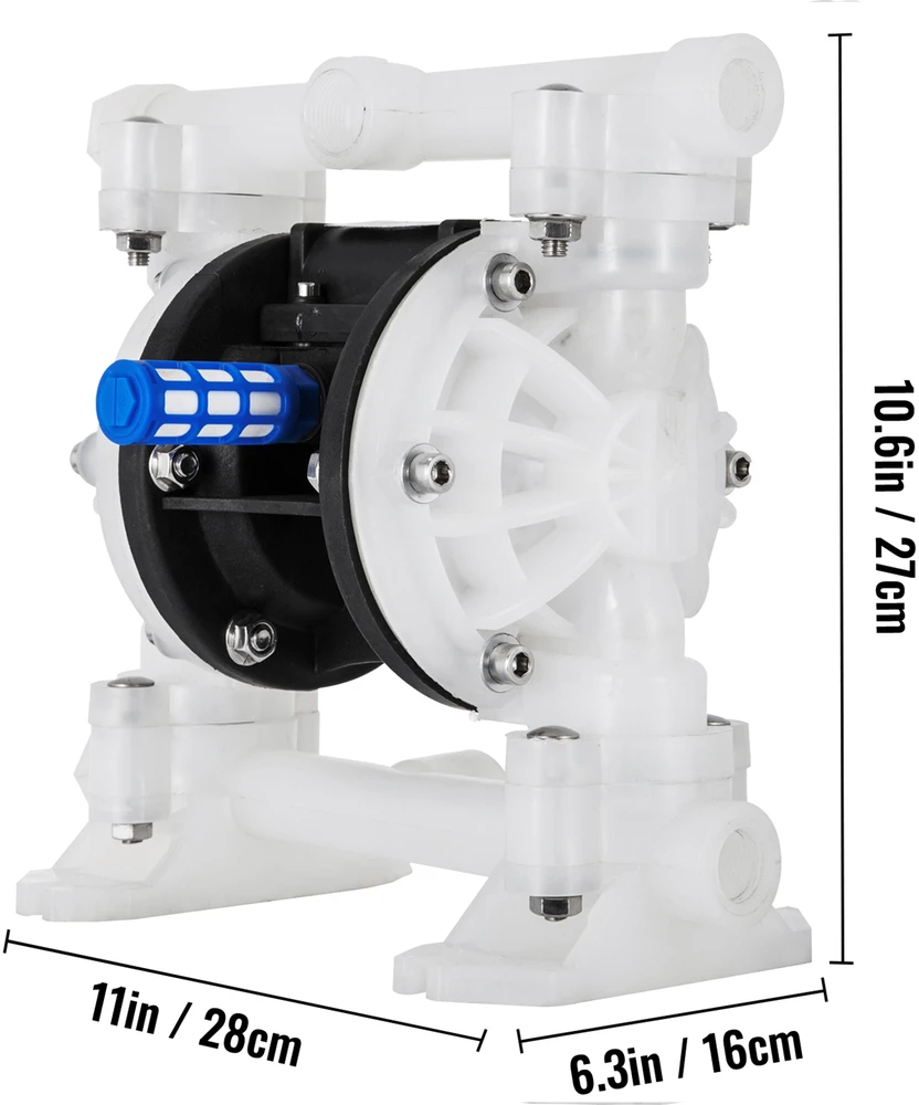 VEVOR Oro diafragminis siurblys, 7 GPM, 100 PSI, polipropilenas