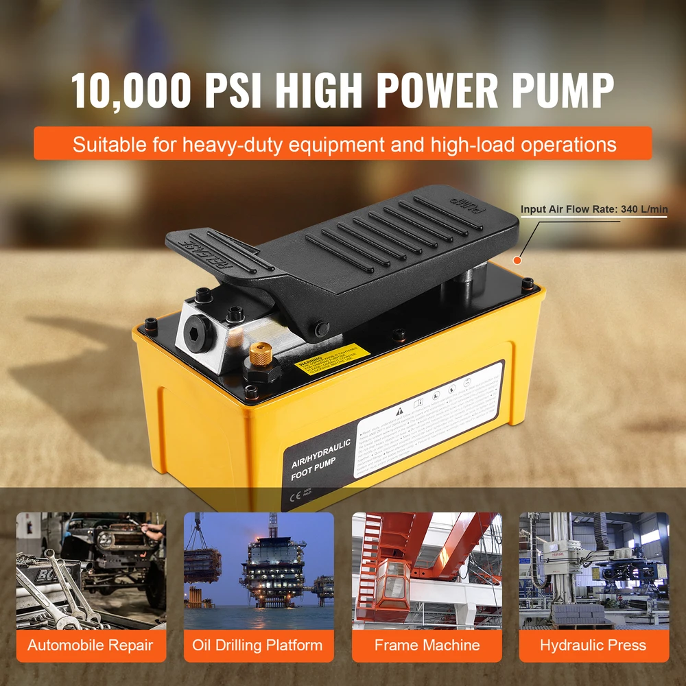 VEVOR Hidraulinis oro siurblys 10000 PSI