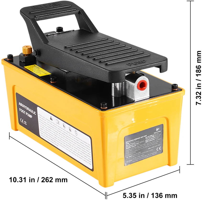 VEVOR Hidraulinis oro siurblys 10000 PSI