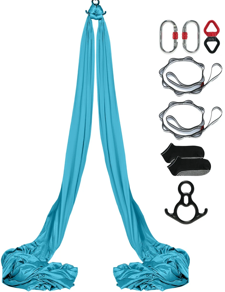 VEVOR Oro šilkas ir jogos sūpynės, komplektas