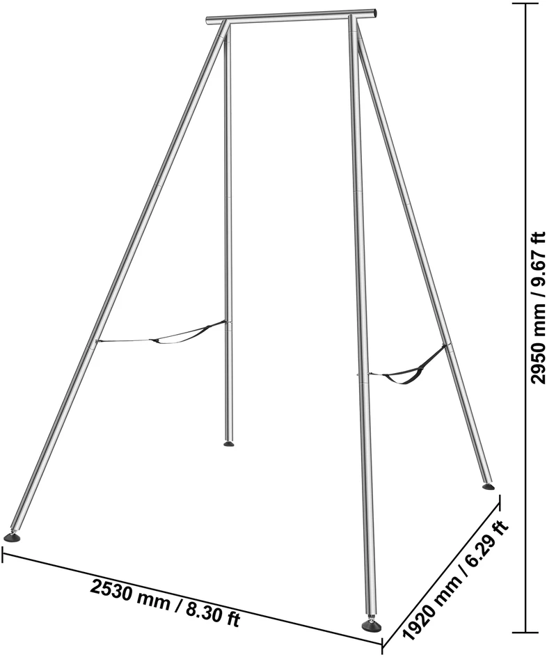 VEVOR Oro jogos rėmas, 2.95 m aukščio