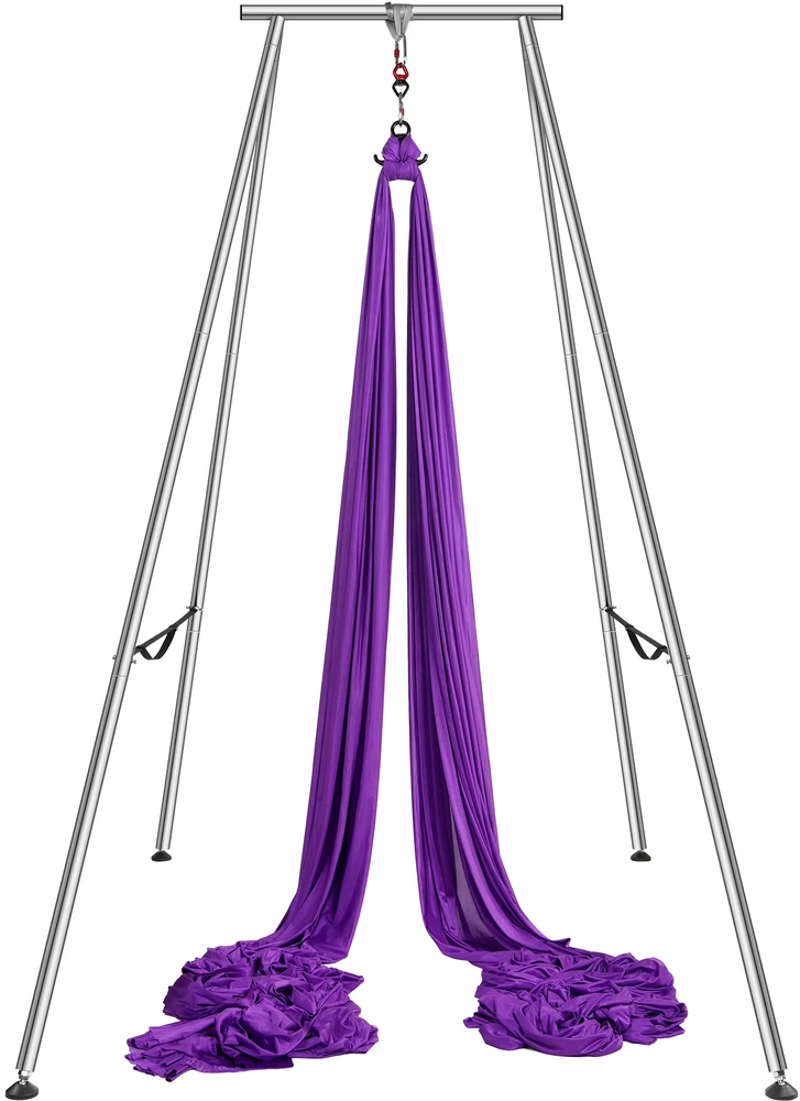 VEVOR Oro jogos stovas su hamaku, violetinis