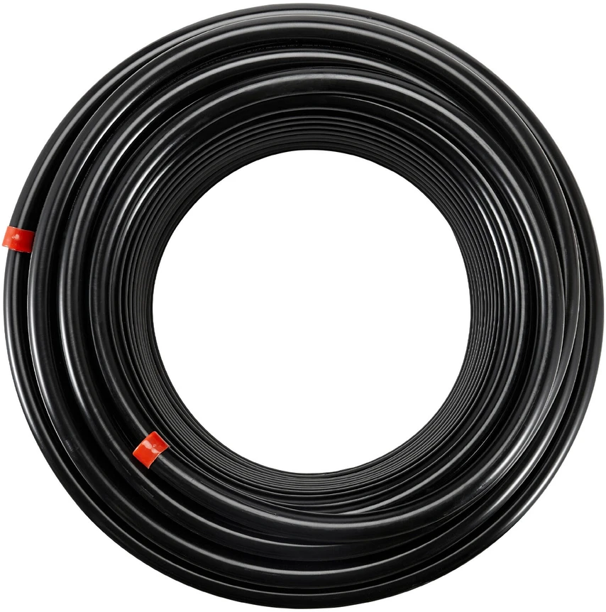 VEVOR Oro kompresoriaus linijos komplektas 3/4'' x 60,96 m, juodas