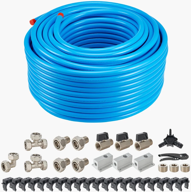 VEVOR Suslėgto oro sistemų rinkinys 3/4'' x 91 m