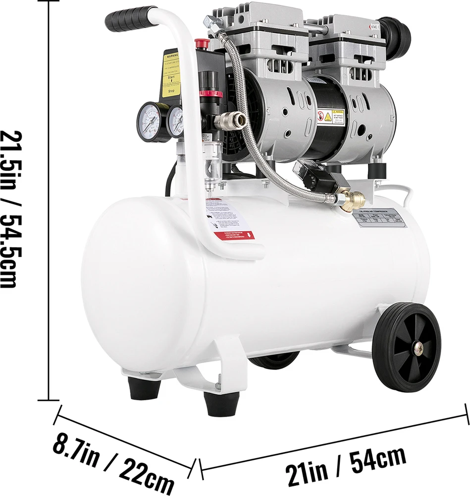 VEVOR Nešiojamas oro kompresorius 25L, 115 PSI