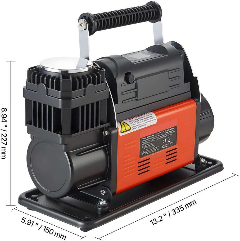 VEVOR 12V oro kompresorius su auto sustabdymu