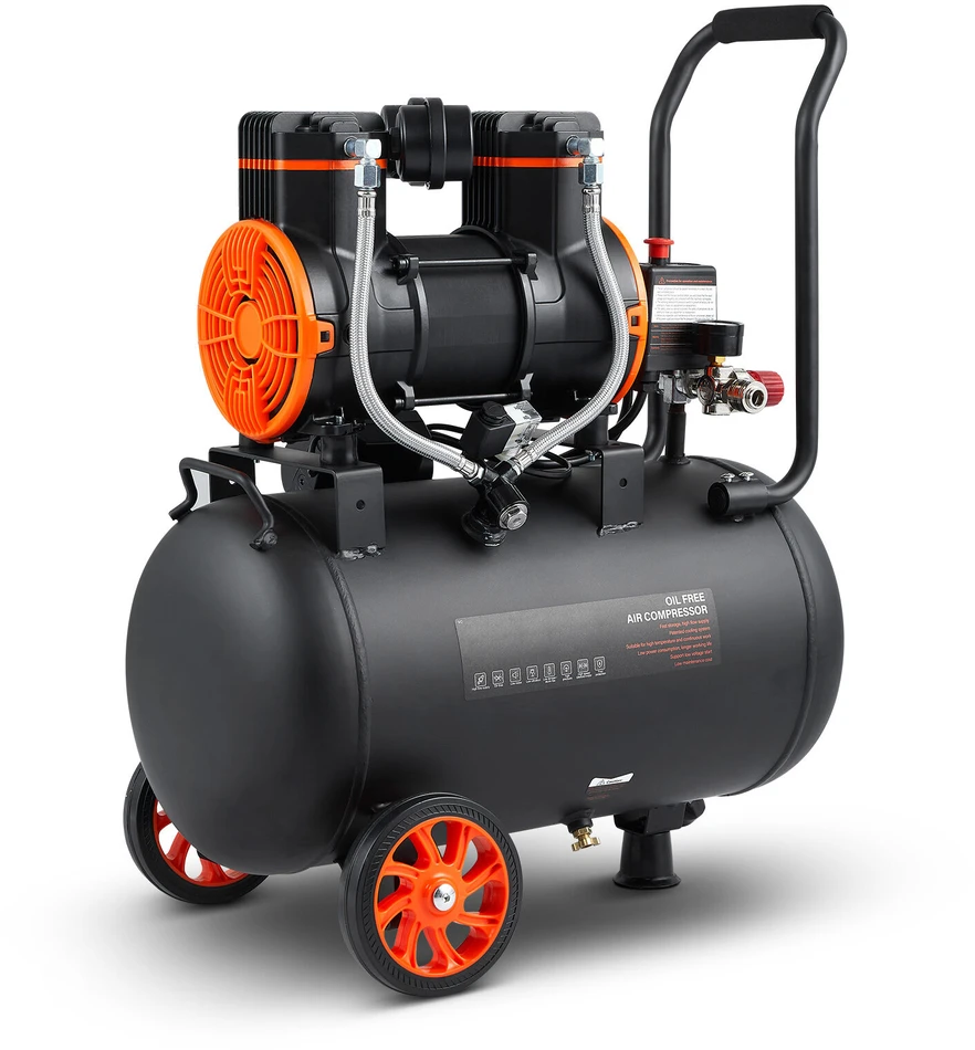 VEVOR 9.3 galonų tylus oro kompresorius, 1800W