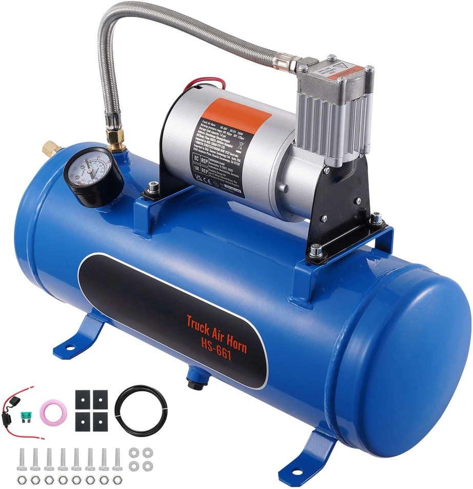 VEVOR 12V oro kompresorius su 6L talpa