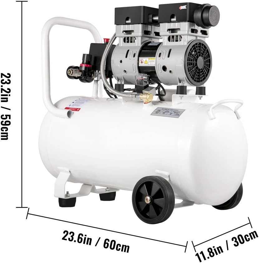 VEVOR Oro kompresorius namų remontui 50L, 8 bar