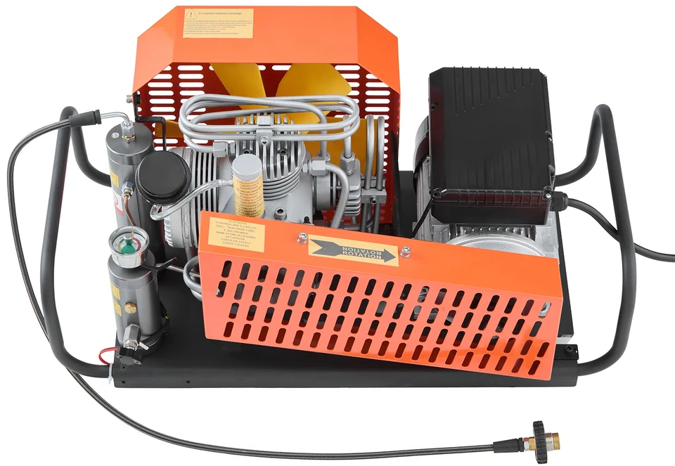 VEVOR PCP oro kompresorius 4500PSI su keturiais cilindrais