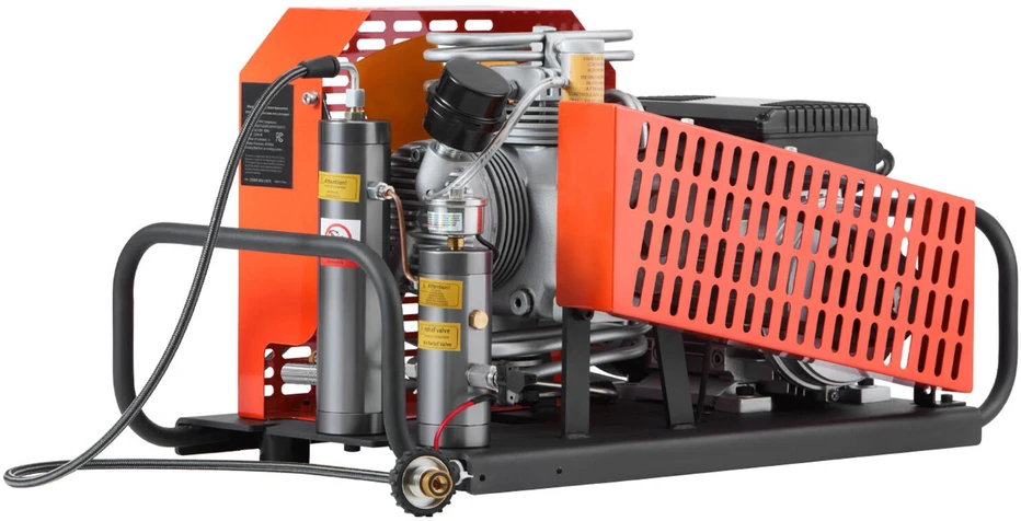 VEVOR PCP oro kompresorius 4500PSI su keturiais cilindrais