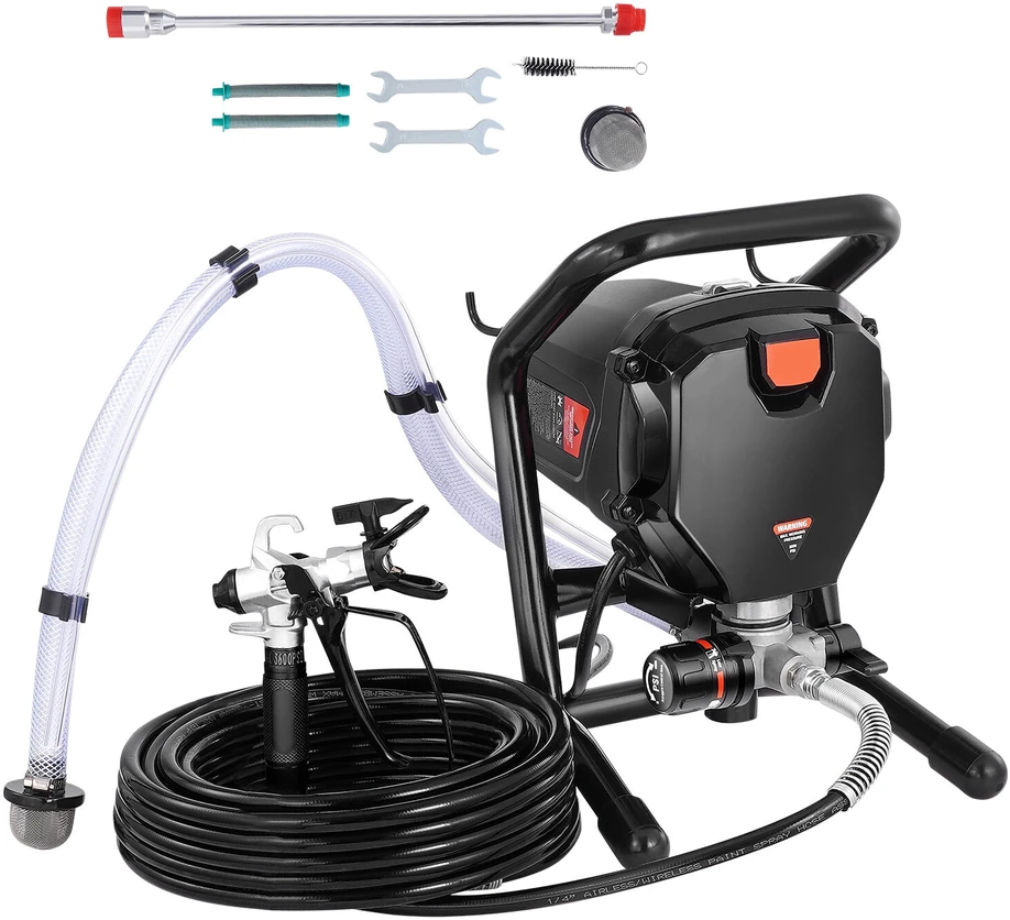 VEVOR Elektrinis beoris dažymo purkštuvas 750W 3000PSI