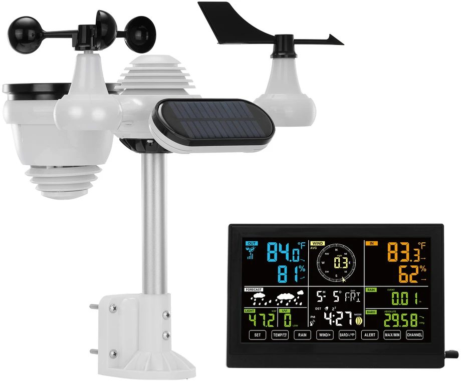 VEVOR Meteorologinė bevielė orų stotelė YT60231 7in1