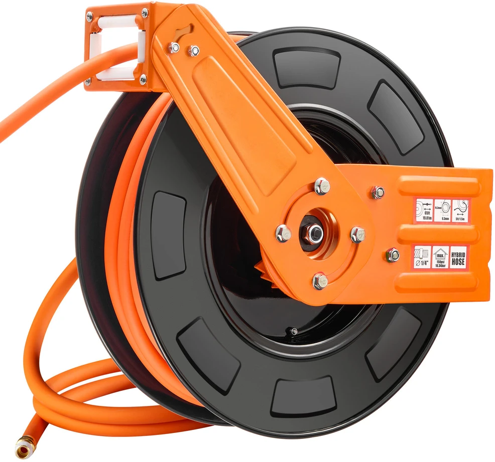 VEVOR Automatinis oro žarnos ritės komplektas 10 mm x 20 m