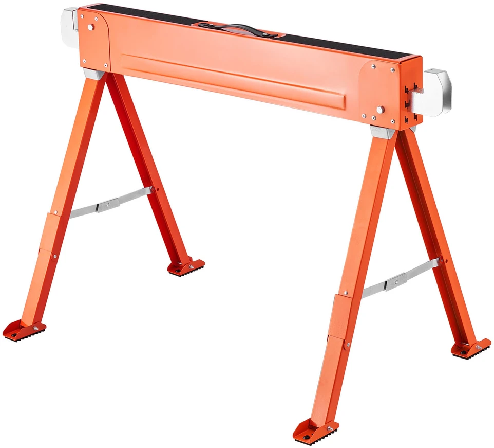 VEVOR Sulankstomi plieniniai ožiai (2 vnt.), 600 kg, darbastalis, staliukai medienos darbams, DIY projektams