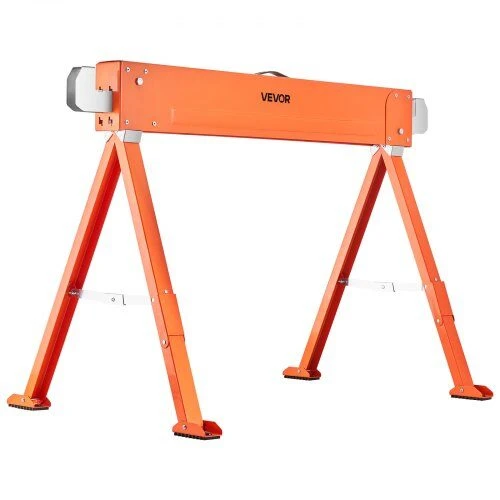 VEVOR Sulankstomi plieniniai ožiai (2 vnt.), 600 kg, darbastalis, staliukai medienos darbams, DIY projektams