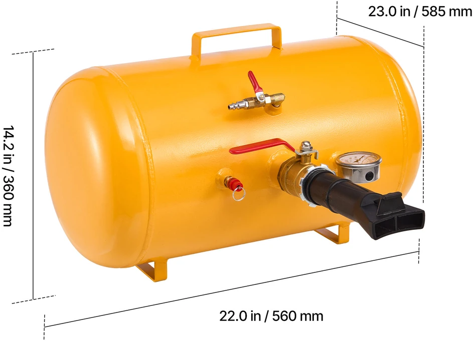 VEVOR Padangų montavimo įrankis 38 l