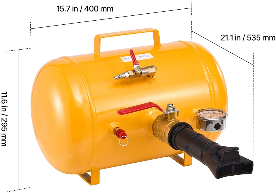 VEVOR Įrankis padangų korpusui montuoti, 18.9 L