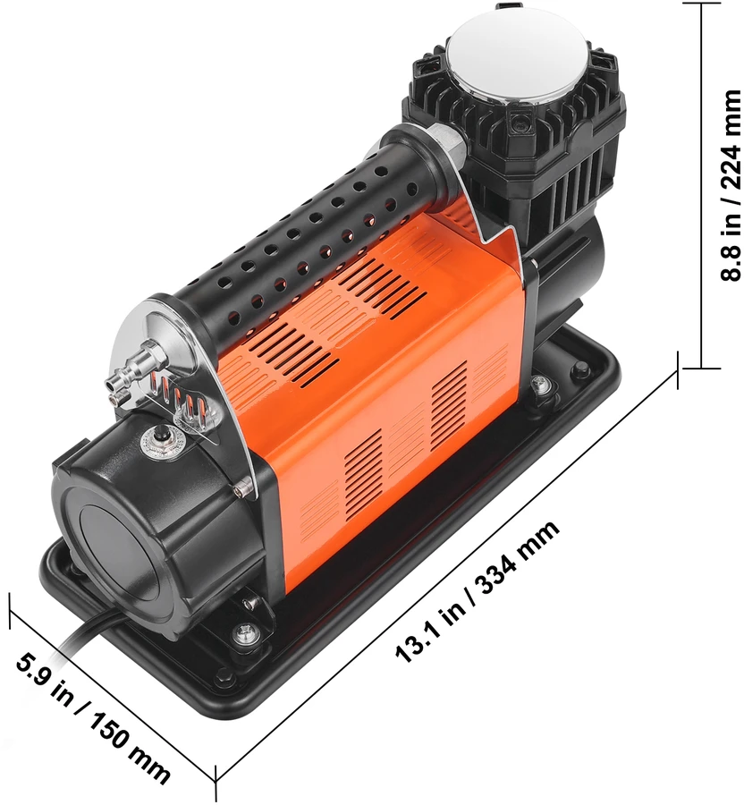 VEVOR Nešiojamas oro kompresorius 7.06 CFM 150 PSI