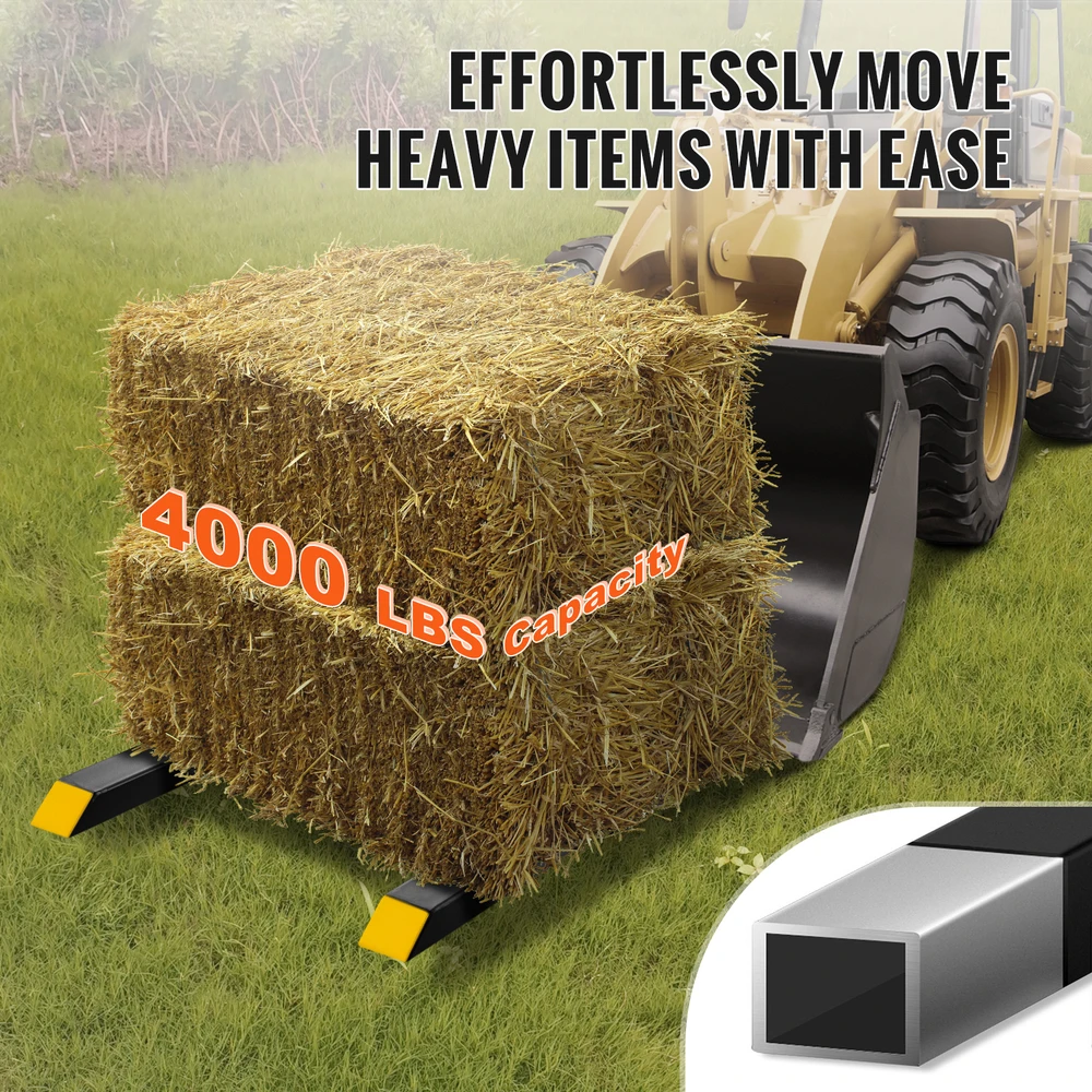 VEVOR Šakių priedas traktoriui, 2000 kg