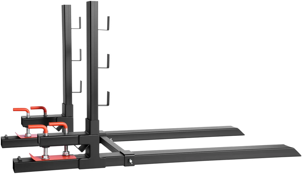 VEVOR Traktoriaus šakių priedai 1814 kg, juodi