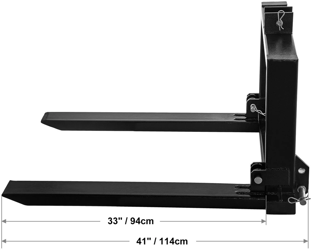 VEVOR Trijų taškų šakinis krautuvas 900 kg