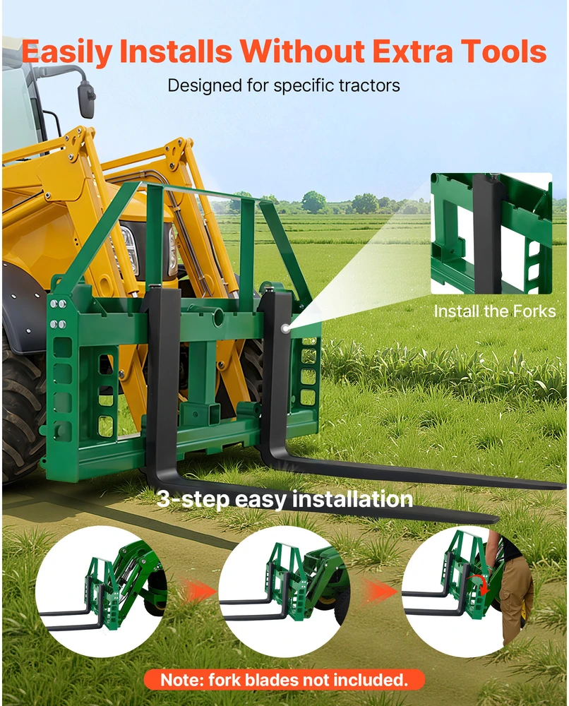 VEVOR Krautuvų palečių rėmas John Deere