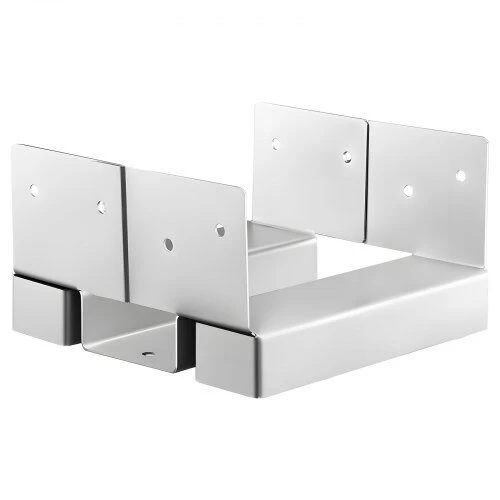 VEVOR 10 vnt 6x6 post pagrindo inkarai betonui 139.5x141.5 mm