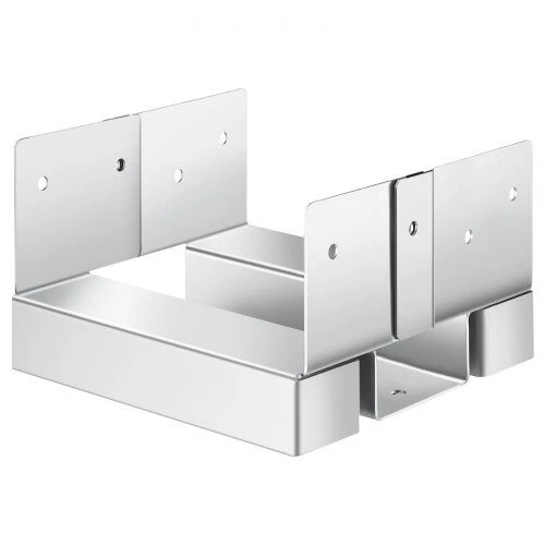 VEVOR 10 vnt 6x6 post pagrindo inkarai betonui 139.5x141.5 mm