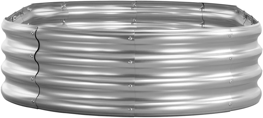 VEVOR Cinkuota metalinė dėžė daržovėms 180x90x30cm