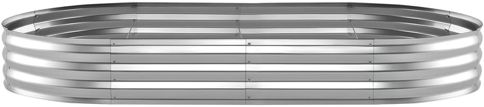 VEVOR Cinkuota pakelta daržo lova 240 x 120 x 30 cm