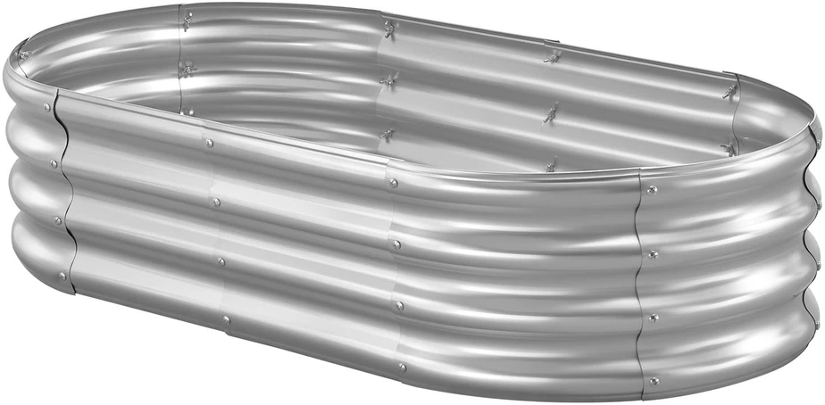 VEVOR Metalinė daržovių lysvė 1195x585x270mm sidabrinė