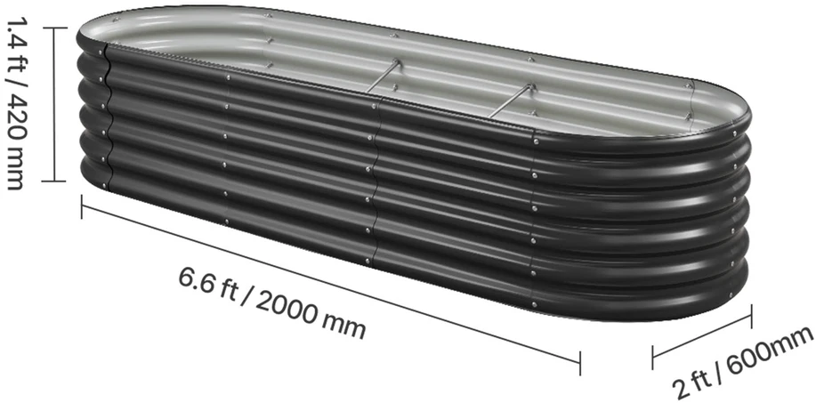 VEVOR Sodinamoji daržovių lysve sodui 1190x595x420mm