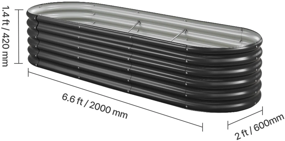 VEVOR Sodinamoji daržovių lysve sodui 1190x595x420mm