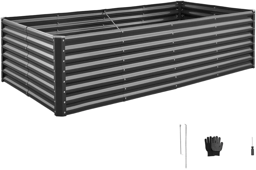 VEVOR Cinkuoto metalo sodinukų dėžė 240x120x60cm