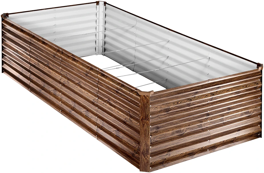 VEVOR Cinkuota pakelta daržo lysvė 240 x 120 x 62 cm