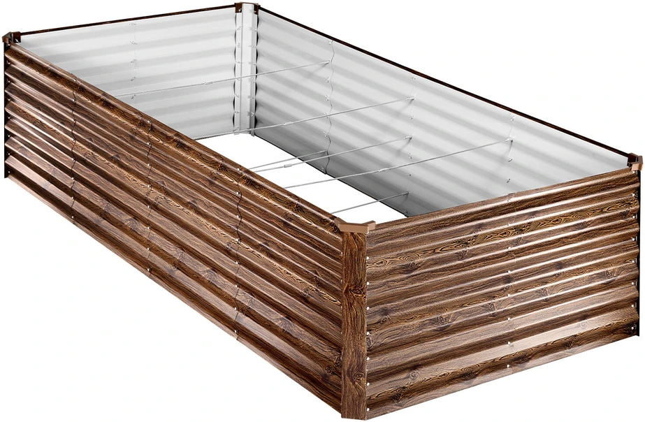VEVOR Cinkuota pakelta daržo lysvė 240 x 120 x 62 cm