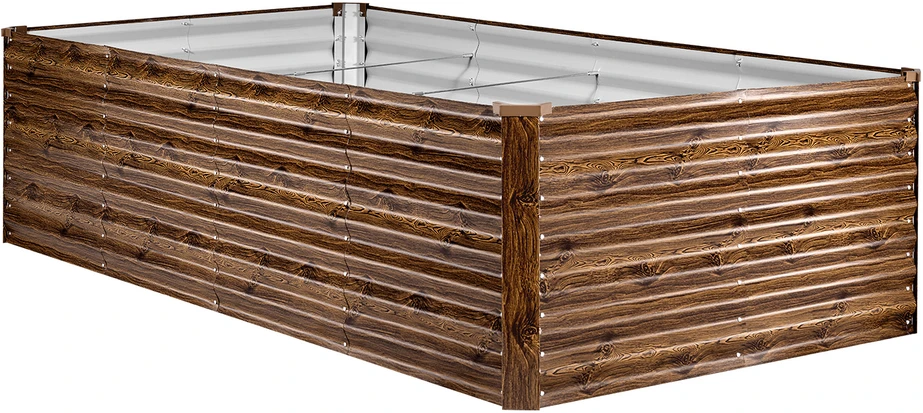 VEVOR Cinkuota pakelta daržo lysvė 240 x 120 x 62 cm