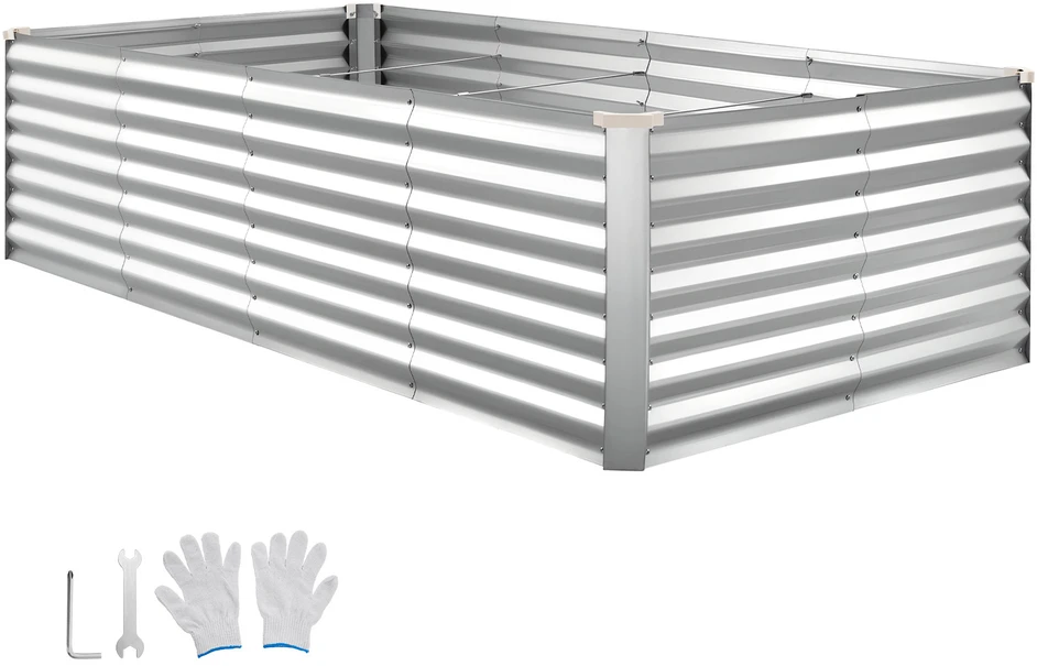 VEVOR Cinkuota pakelta daržovių lysvė 2400 x 1200 x 620 mm