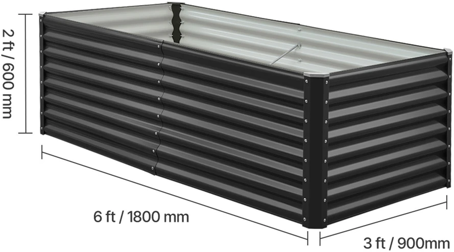 VEVOR Daržovių lysvės sodinimui 1800x895x600mm