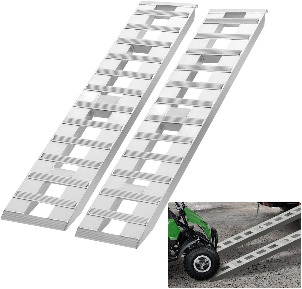 VEVOR 183 cm aliuminio rampos, 2721 kg, 2 vnt.