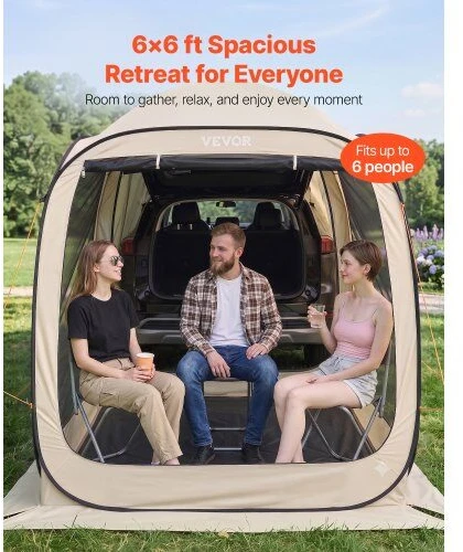 VEVOR Pastogė automobiliams, 1825 x 1825 x 2200 mm