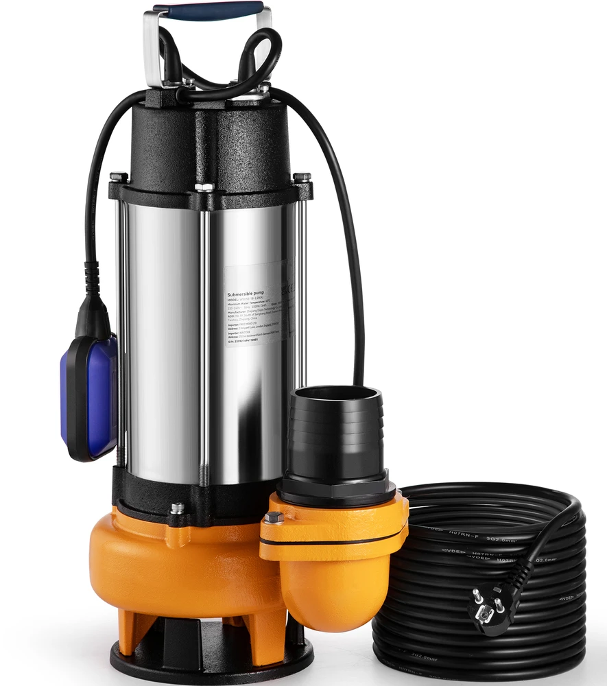 VEVOR Panardinamas vandens siurblys 2200W su plūduriu