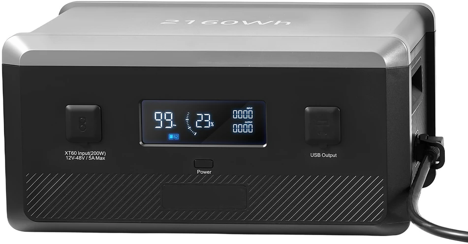 VEVOR Papildoma nešiojama elektrinė baterija, 2160Wh