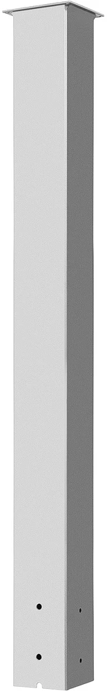 VEVOR Pašto dėžutės stovas, 109 cm, baltas, Q235 plienas, paviršinis montavimas